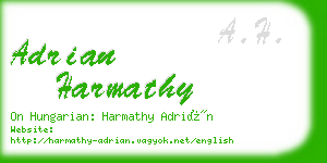 adrian harmathy business card